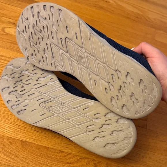 Skechers Men's Navy Slip-On Mesh Casual Sneakers - Picture 6 of 6